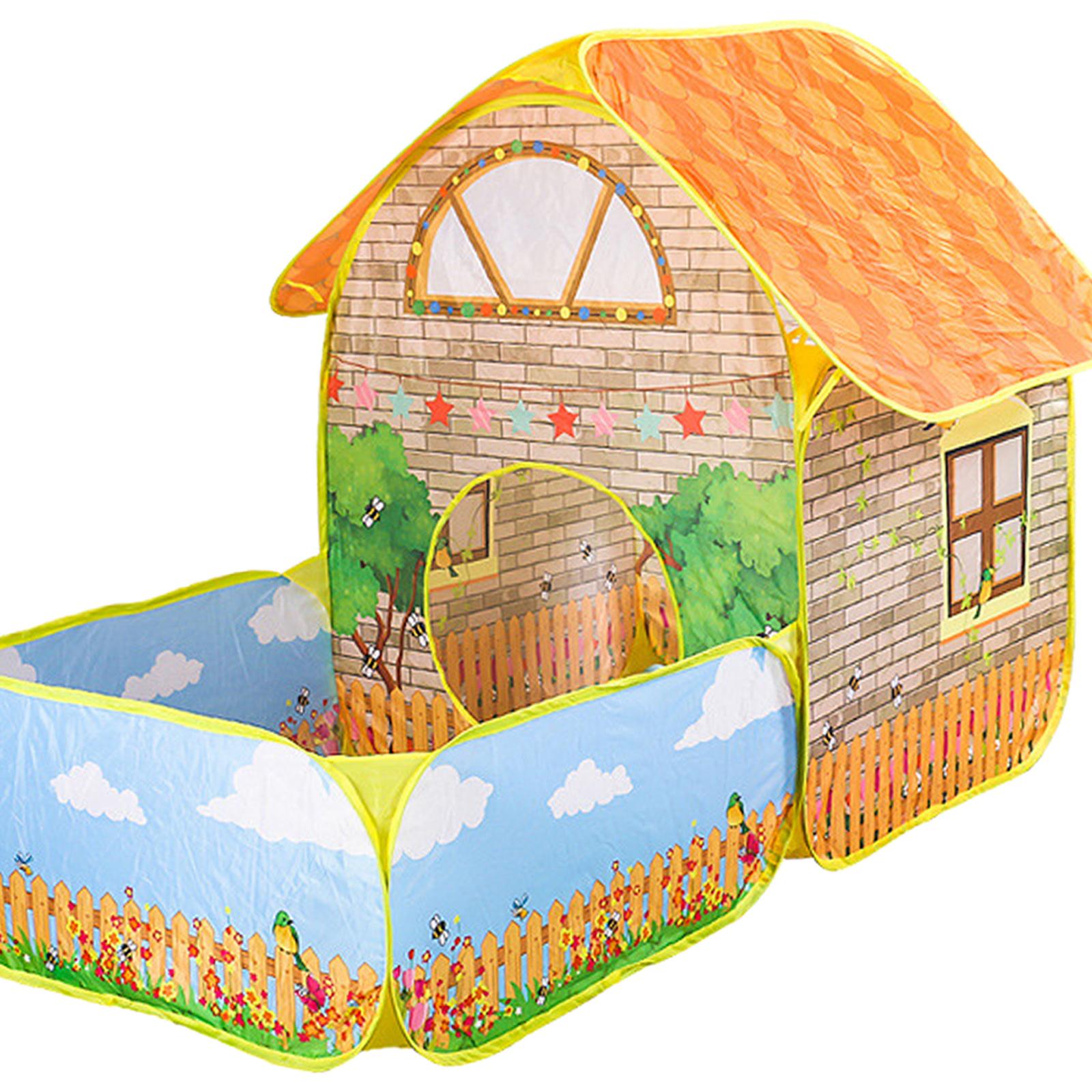 Kids Outdoor Yard Toys - เต็นท์ของเล่นพับได้ เต็นท์เด็กเล่นสำหรับสนามหญ้า ของขวัญสำหรับเด็กวัยหัดเดิน