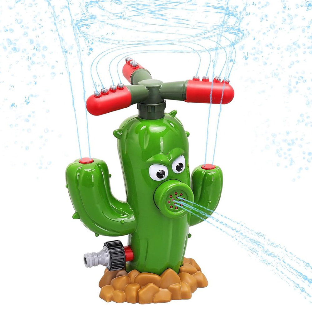Kids Outdoor Yard Tools - ของเล่นพ่นน้ำรูปกระบองเพชร ของเล่นฉีดน้ำกลางแจ้งสำหรับสวนหลังบ้าน ของเล่นน้ำฤดูร้อน ของเล่นพ่นน้ำลายการ์ตูน ของเล่นอาบน้ำเด็กสำหรับเด็กๆ
