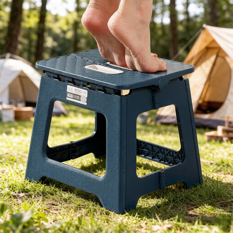 Kids Outdoor Folding Chair - เก้าอี้พับพกพาแบบใหม่ปี 2024 สำหรับผู้ใหญ่และเด็ก เก้าอี้พลาสติกแบบหนาสำหรับตั้งแคมป์และตกปลา