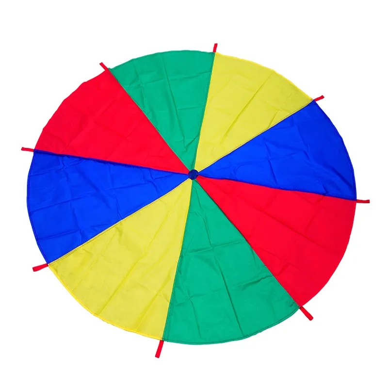 Kids Outdoor Jumping Toys - 2 M/4 M เส้นผ่านศูนย์กลางเด็กการทํางานเป็นทีมกลางแจ้งเกม Prop Rainbow