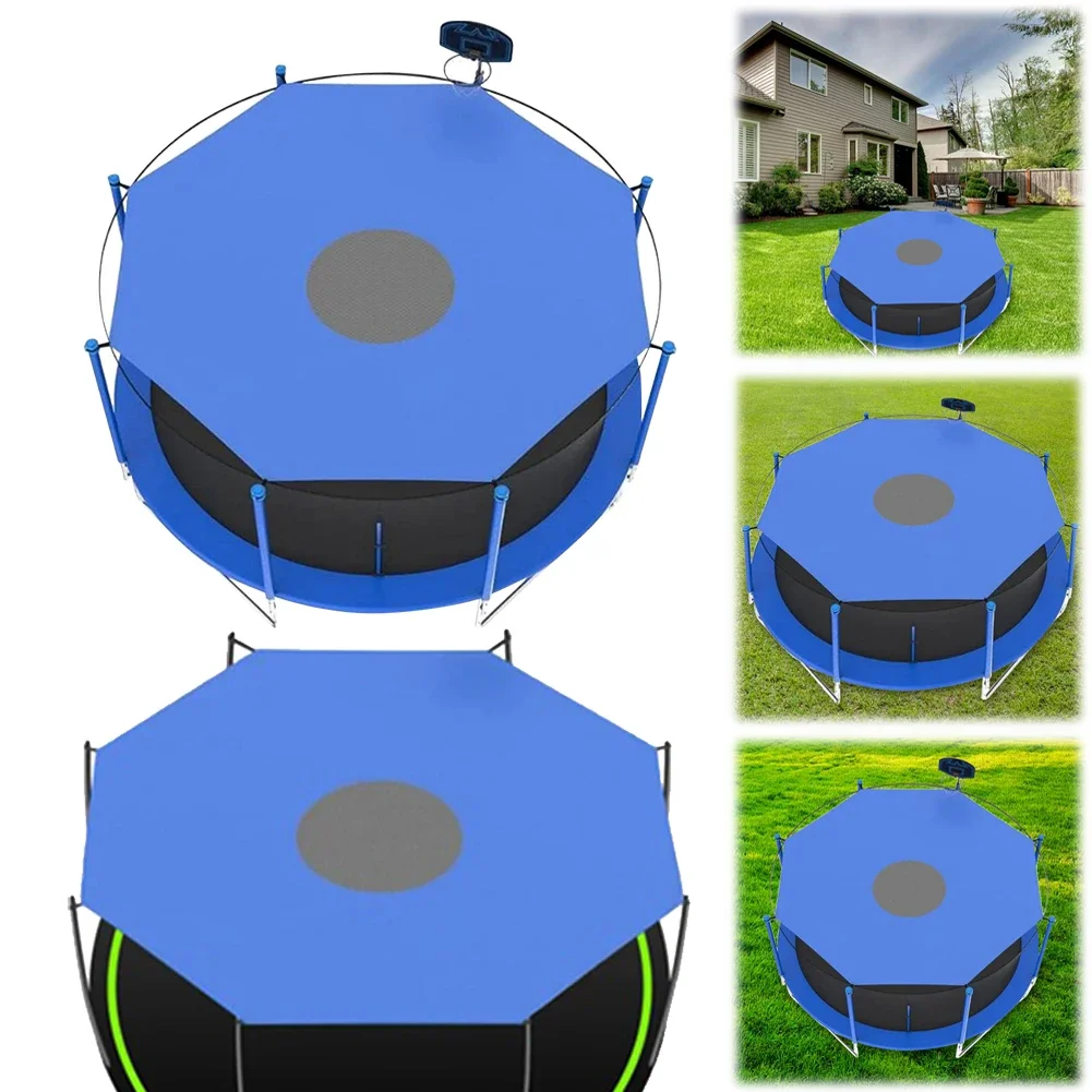 Kids Outdoor Play Area - 6/8/10ft Trampoline COVER Anti-UV กันน้ํา Trampoline