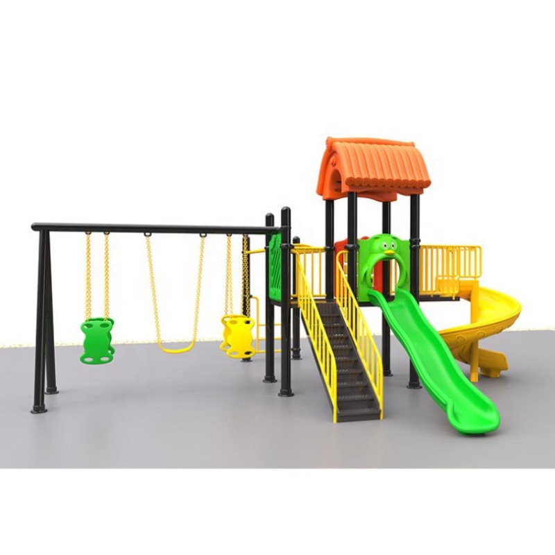 Kids Outdoor Swing Set - ชุดเครื่องเล่นชิงช้าและสไลเดอร์กลางแจ้งสำหรับเด็ก ราคาส่งถูก