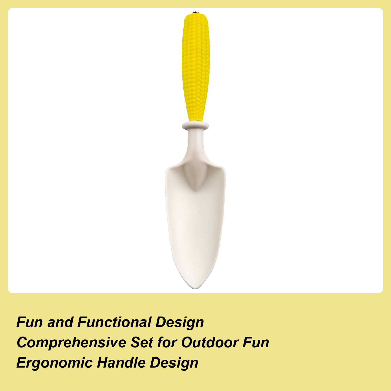 Kids Outdoor Yard Tools - ชุดเครื่องมือทำสวนสำหรับเด็ก 3 ชิ้น คราด พลั่ว ของเล่น