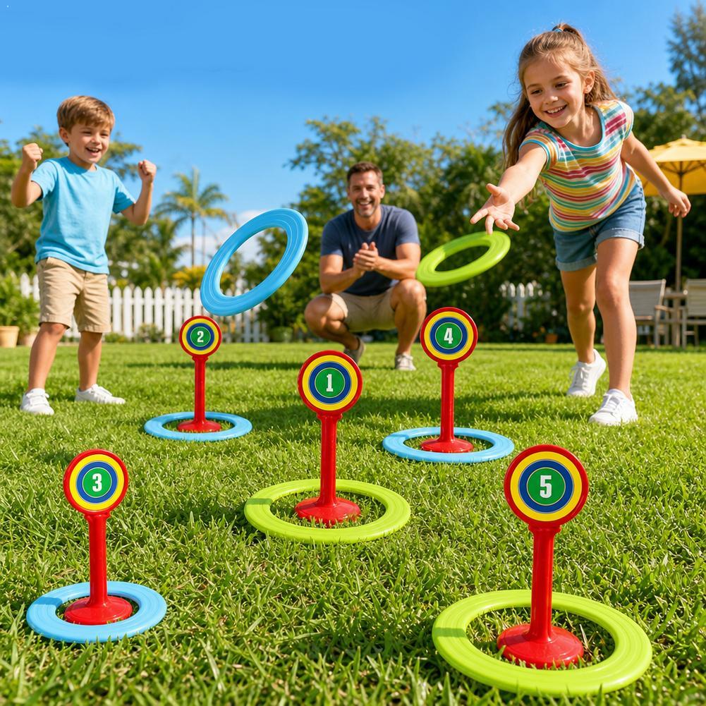 Kids Outdoor Yard Toys - ชุดของเล่นพลาสติกสำหรับเด็ก เล่นกลางแจ้ง สนามหญ้า ชายหาด สนามกีฬา ของเล่นที่เหมาะสำหรับงานรื่นเริง
