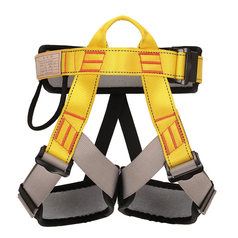 Kids Outdoor Ladder - เด็กสายรัดกลางแจ้งกีฬาปีนหน้าผาอุปกรณ์ป้องกันความปลอดภัยครึ่งตัวเอวสนับสนุนการอยู่รอดทางอากาศเครื่องมือภูเขา