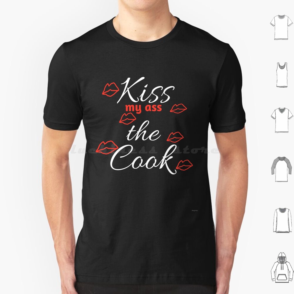 Kids Outdoor Bbq - เสื้อยืดลายกันเปื้อนบาร์บีคิวสุดฮา Kiss My Ass สำหรับผู้ชาย ผู้หญิง