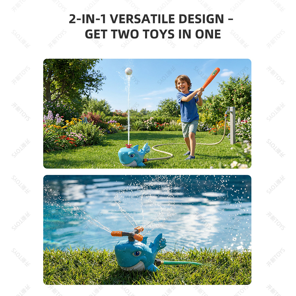 สปริงเกอร์รูปฉลามการ์ตูน ของเล - Kids Outdoor Yard Tools บทวิจารณ์และราคา