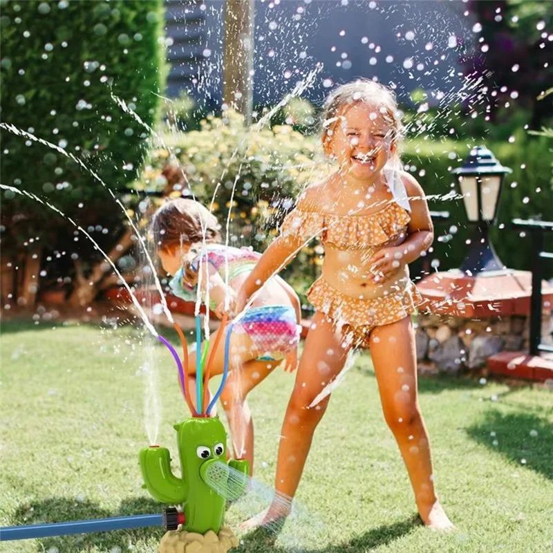 สปริงเกอร์รูปต้นกระบองเพชร ของ - Kids Outdoor Yard Tools บทวิจารณ์และราคา