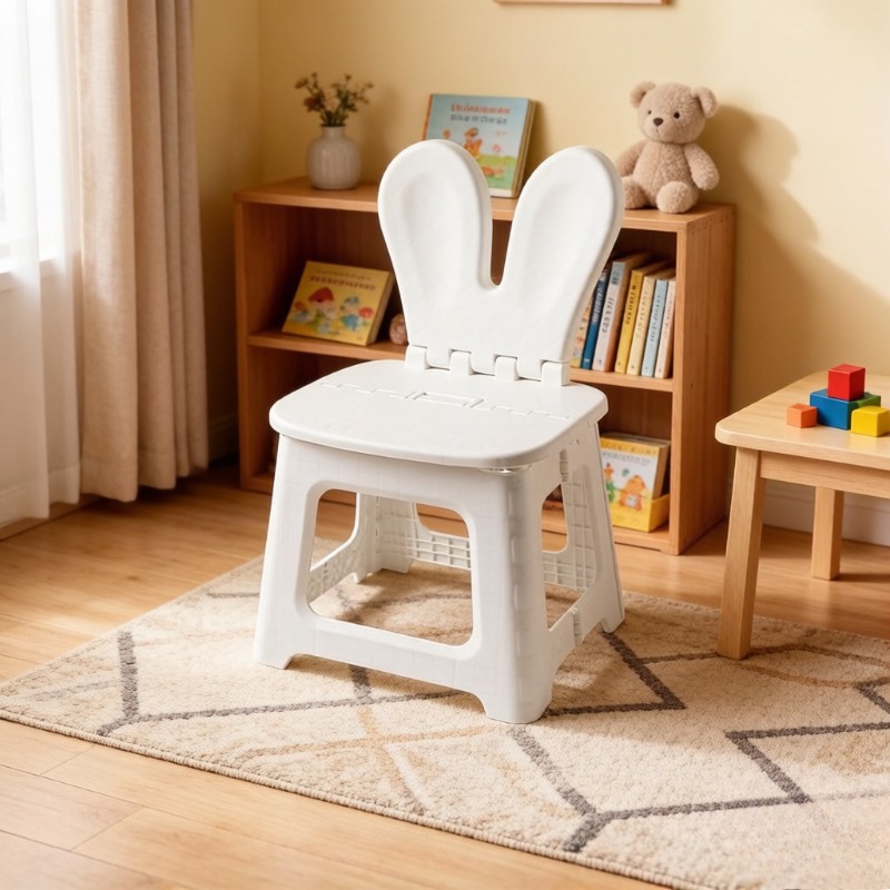 เก้าอี้พับลายการ์ตูนกระต่ายแบบ - Kids Outdoor Folding Chair บทวิจารณ์และราคา