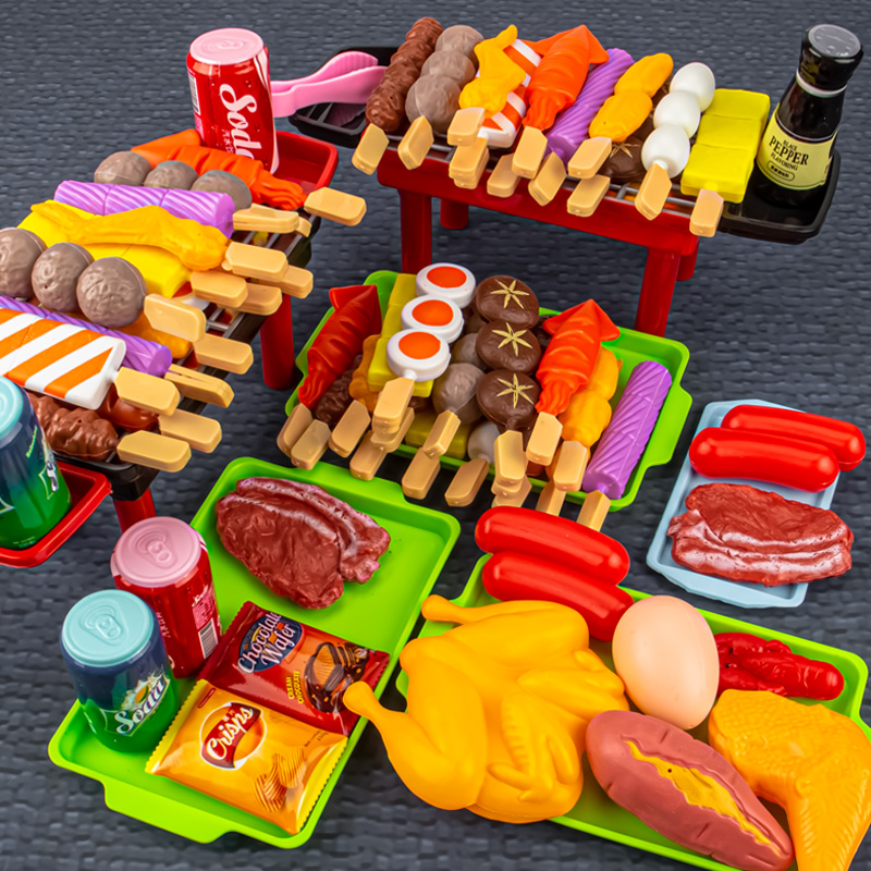 MINI KITCHEN Pretend Play ของเ - Kids Outdoor Bbq บทวิจารณ์และราคา