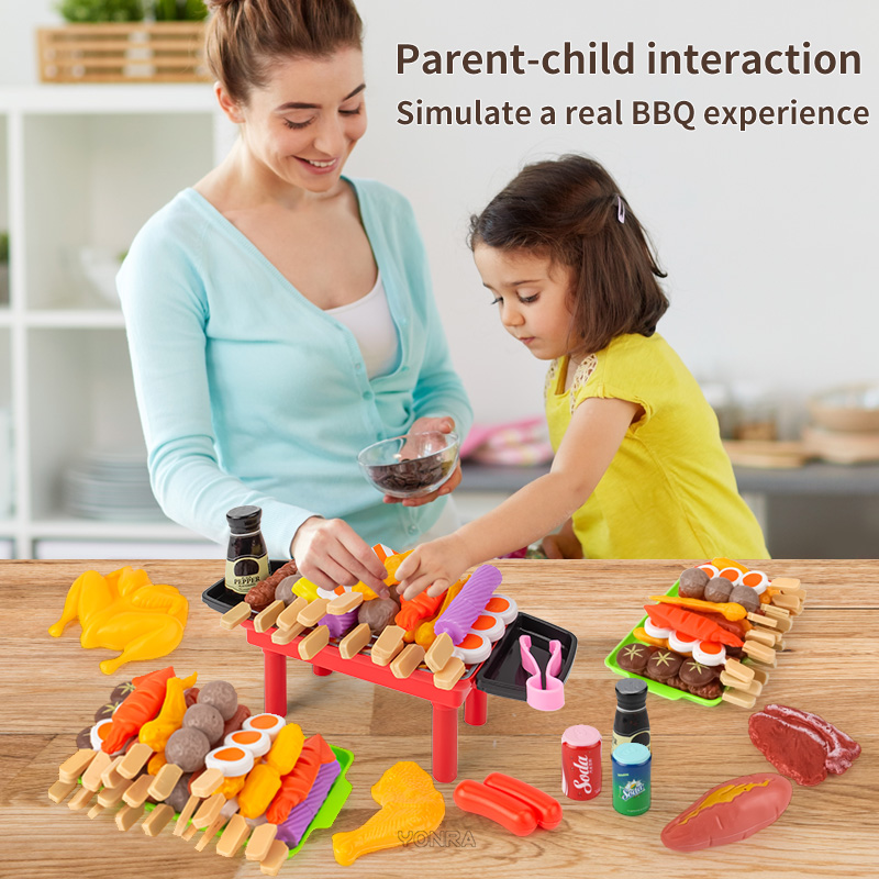 MINI KITCHEN Pretend Play ของเ - Kids Outdoor Bbq บทวิจารณ์และราคา