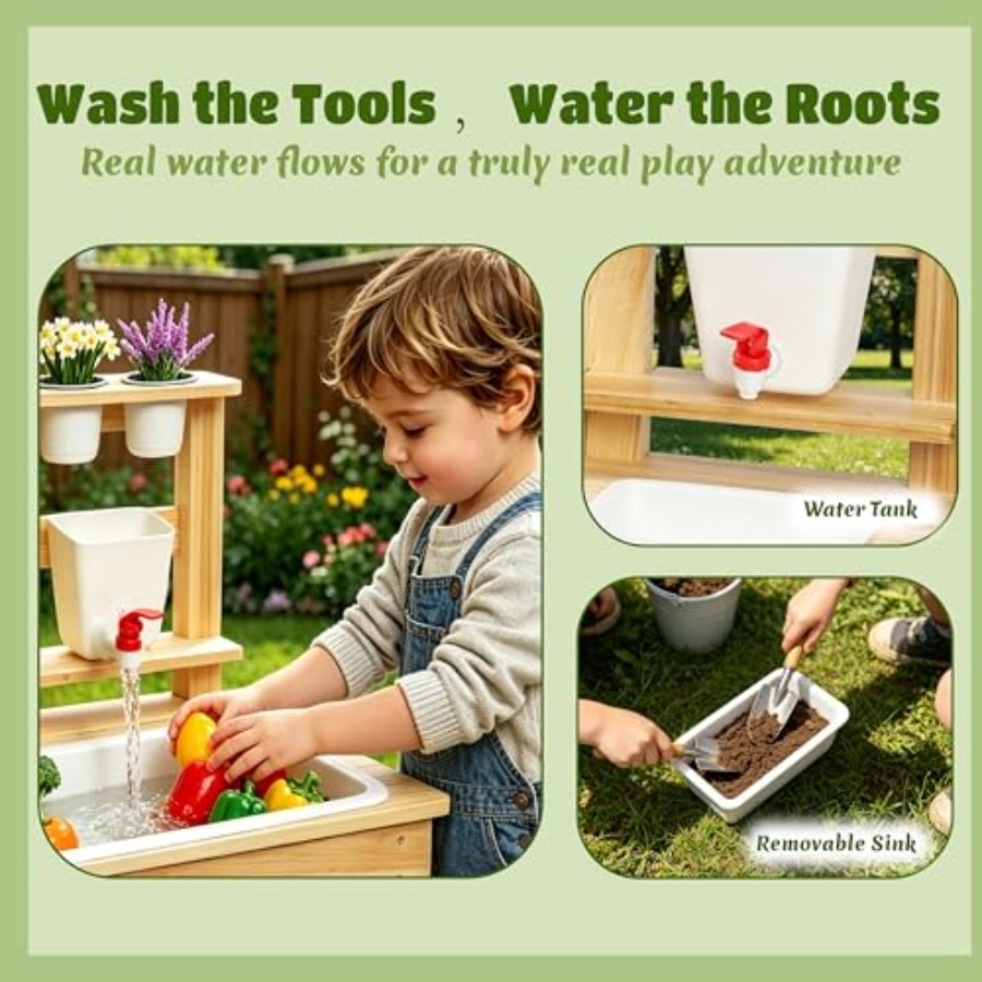 โต๊ะปลูกต้นไม้กลางแจ้งสำหรับเด - Kids Outdoor Chalkboard บทวิจารณ์และราคา