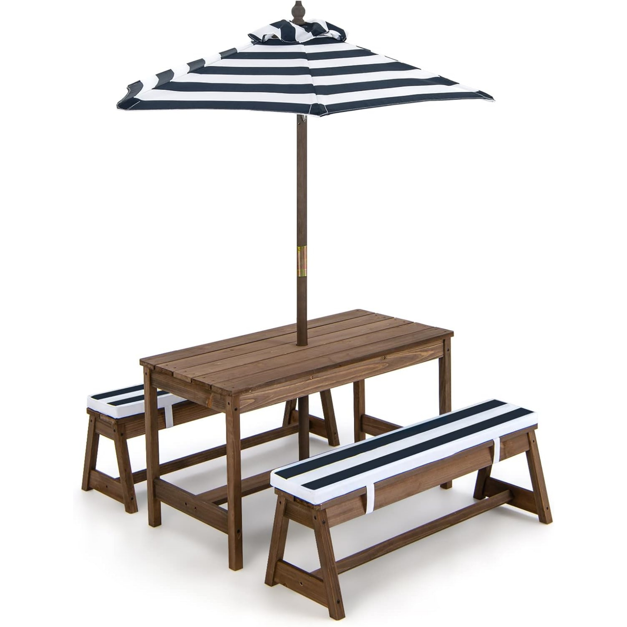โต๊ะปิกนิกสำหรับเด็กพร้อมร่มพั - Kids Outdoor Bench With Umbrella บทวิจารณ์และราคา