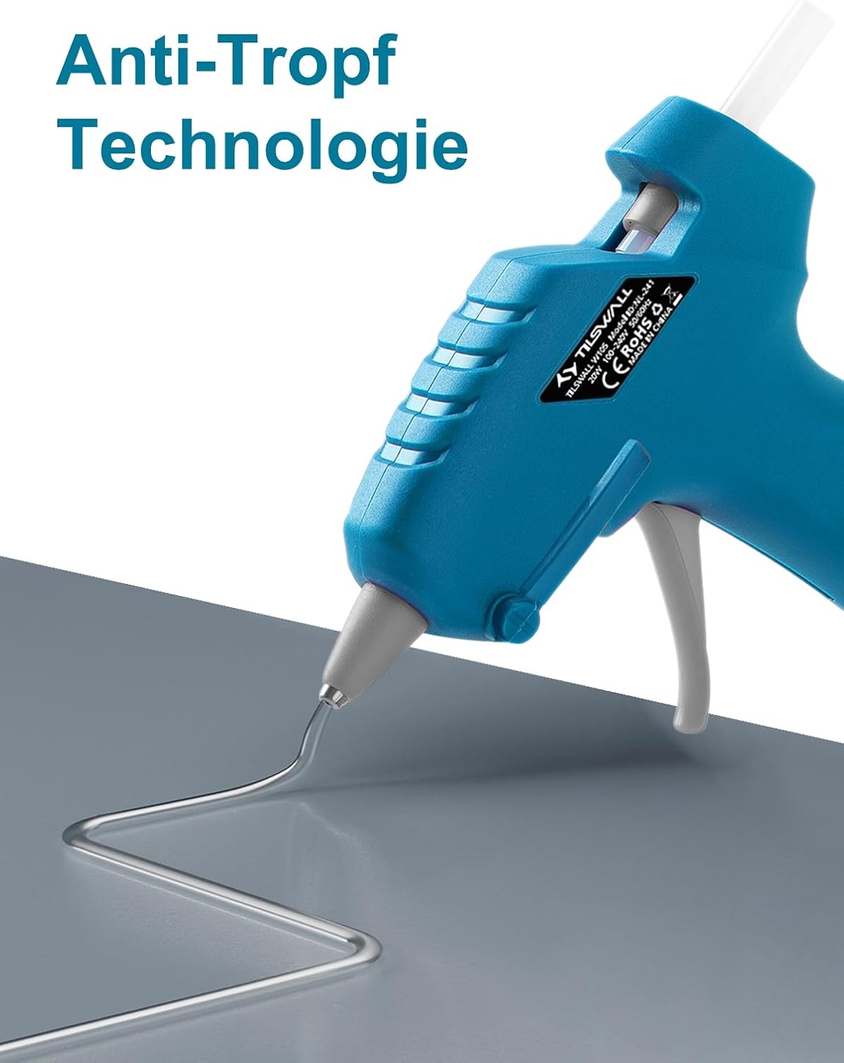 ปืนกาวร้อนแบบมีสายไฟ 20W พร้อม - Sprinkler Splash Pad บทวิจารณ์และราคา