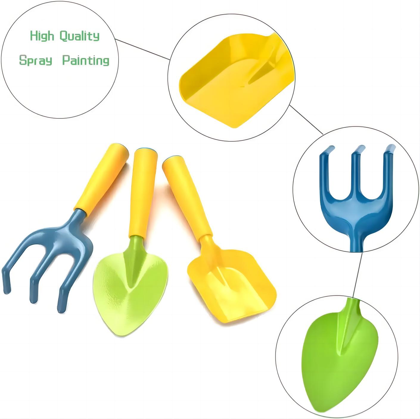 ของเล่นเครื่องมือทำสวนหลากสีสำ - Kids Outdoor Yard Tools บทวิจารณ์และราคา