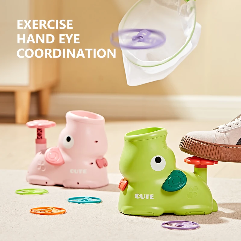 ของเล่นเครื่องยิงจานร่อน สำหรั - Kids Indoor Outdoor Games บทวิจารณ์และราคา