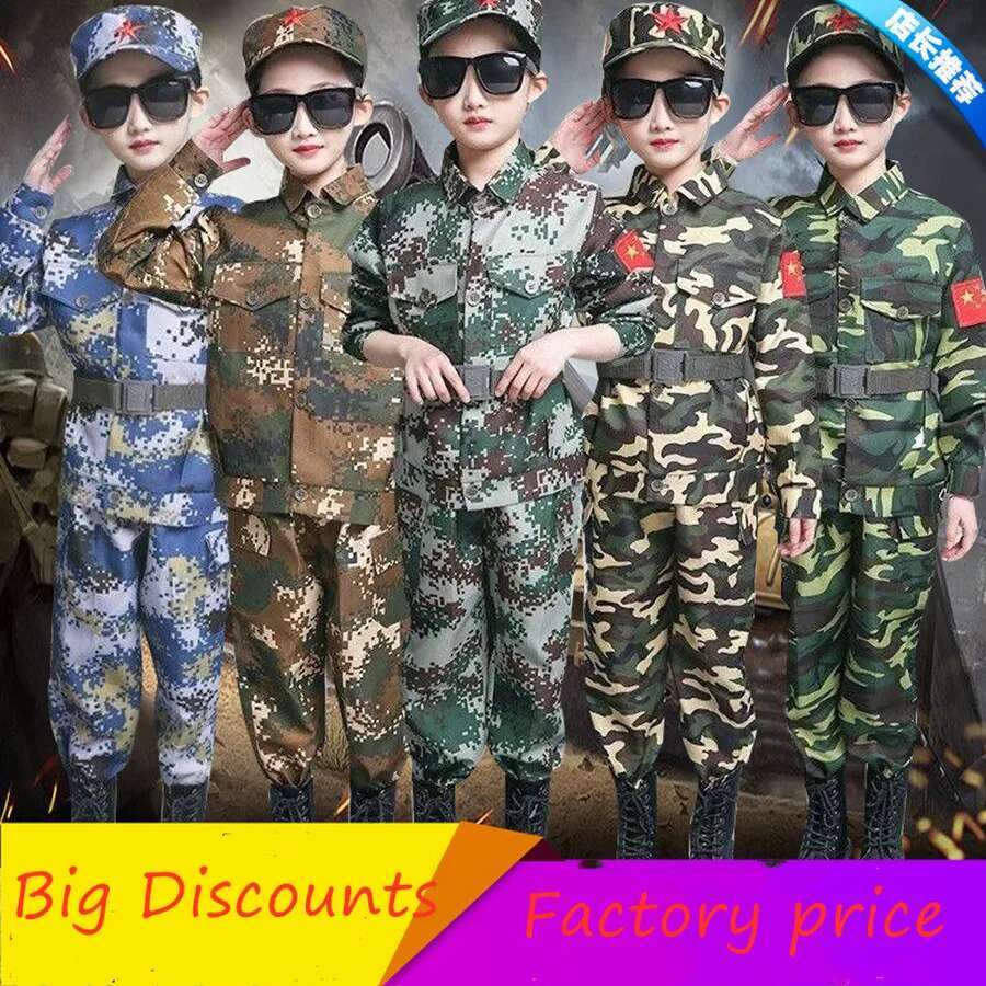 ชายหญิงทหารเครื่องแบบฝึกอบรมเด - Kids Outdoor Ninja Equipment บทวิจารณ์และราคา