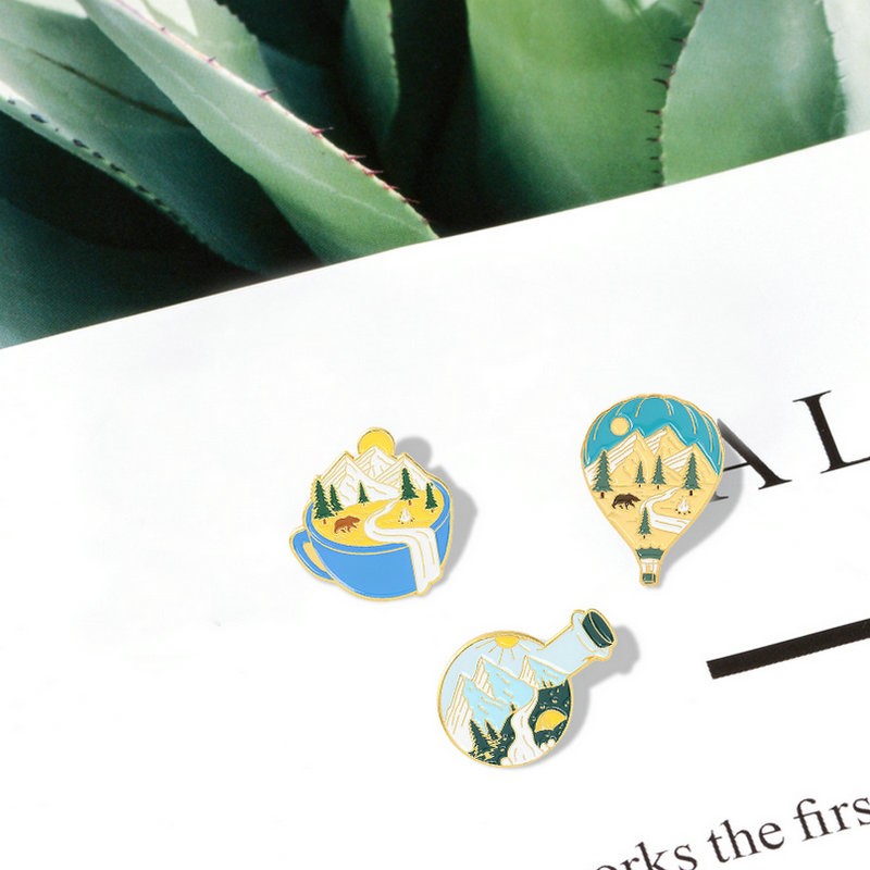 แคมป์ปิ้งผจญภัยEnamel Pins Cus - Kids Outdoor Adventure บทวิจารณ์และราคา