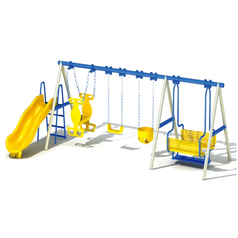 ชุดเครื่องเล่นสนามเด็กเล่นสำหร - Kids Outdoor Swing Set บทวิจารณ์และราคา