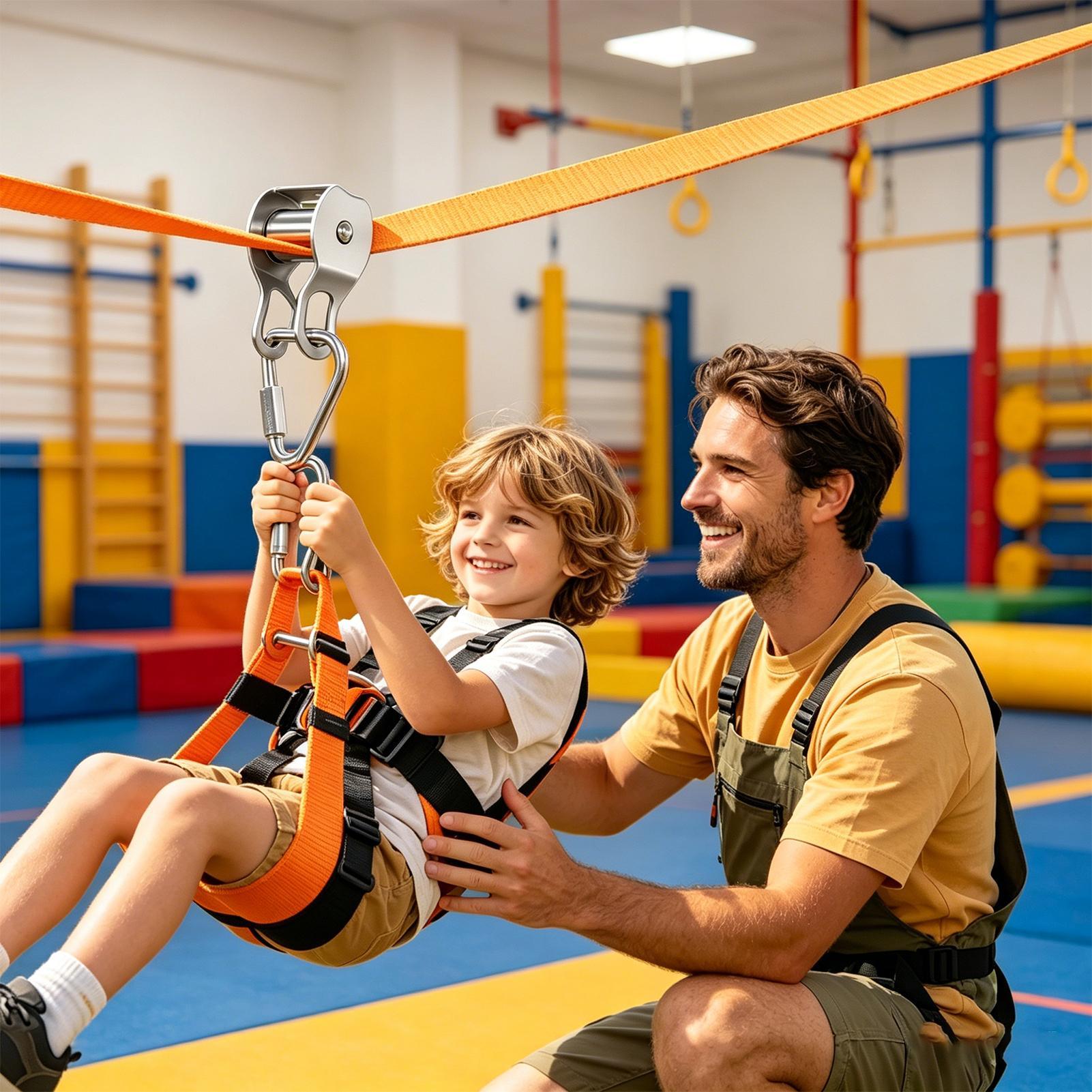 ซิปไลน์สำหรับเด็ก ของเล่นเสริม - Kids Outdoor Yard Toys บทวิจารณ์และราคา