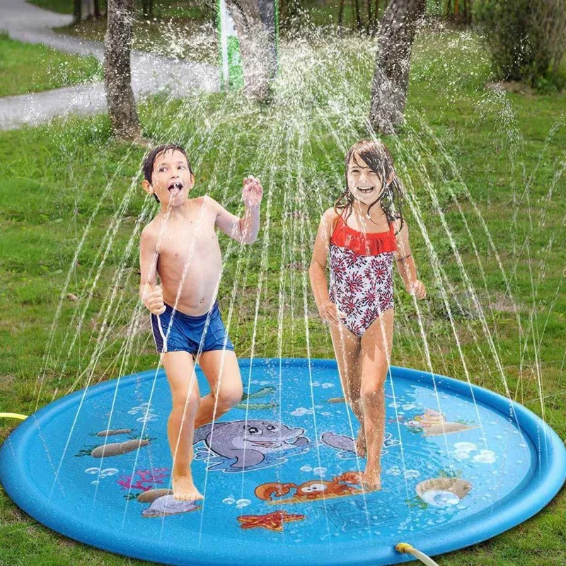 สระน้ําน้ําเด็กกลางแจ้งของเล่น - Sprinkler Splash Pad บทวิจารณ์และราคา