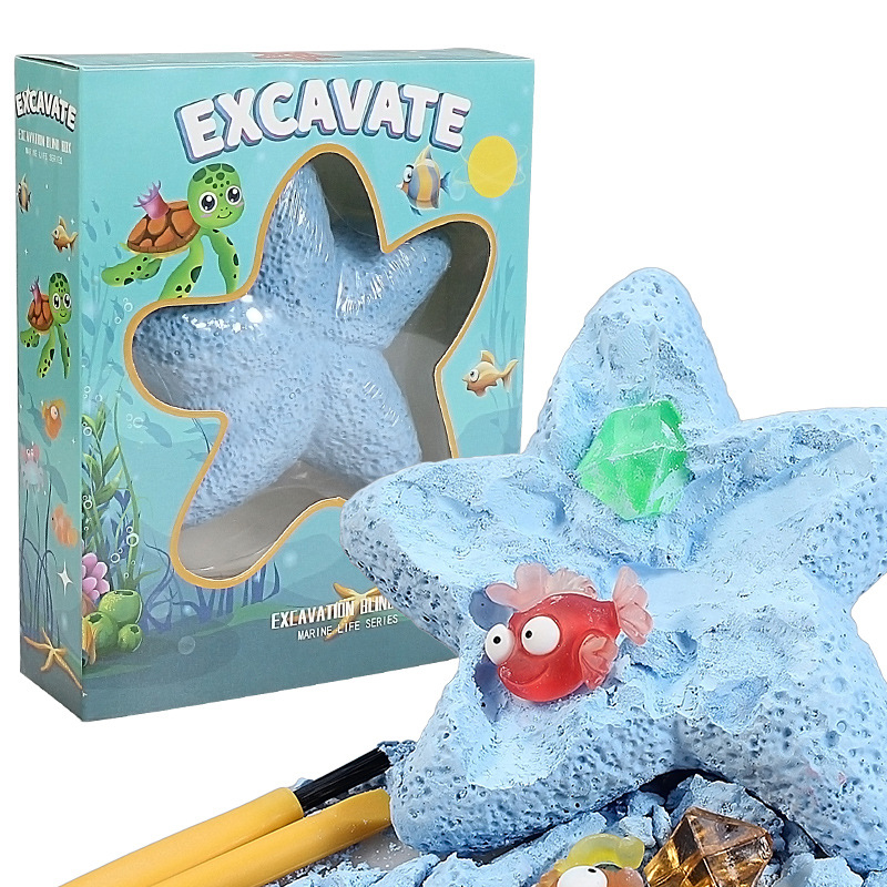 ปลาดาว Marine Life อัญมณีขุดชุ - Kids Outdoor Digger บทวิจารณ์และราคา