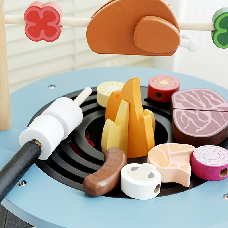 ชุดของเล่นบาร์บีคิวไม้สำหรับเด - Kids Outdoor Bbq บทวิจารณ์และราคา