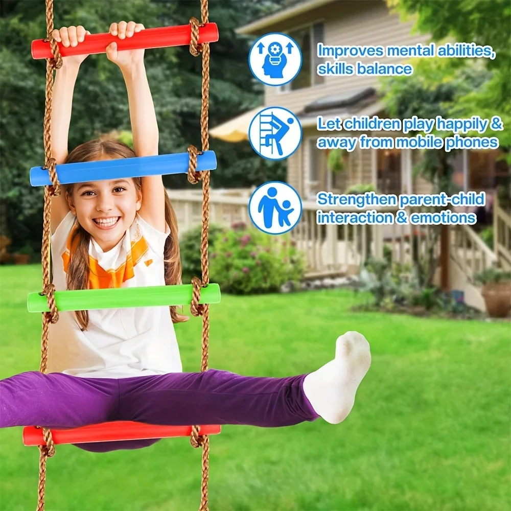 ชุดบันไดปีนป่ายสำหรับเด็กหลากส - Kids Outdoor Ladder บทวิจารณ์และราคา