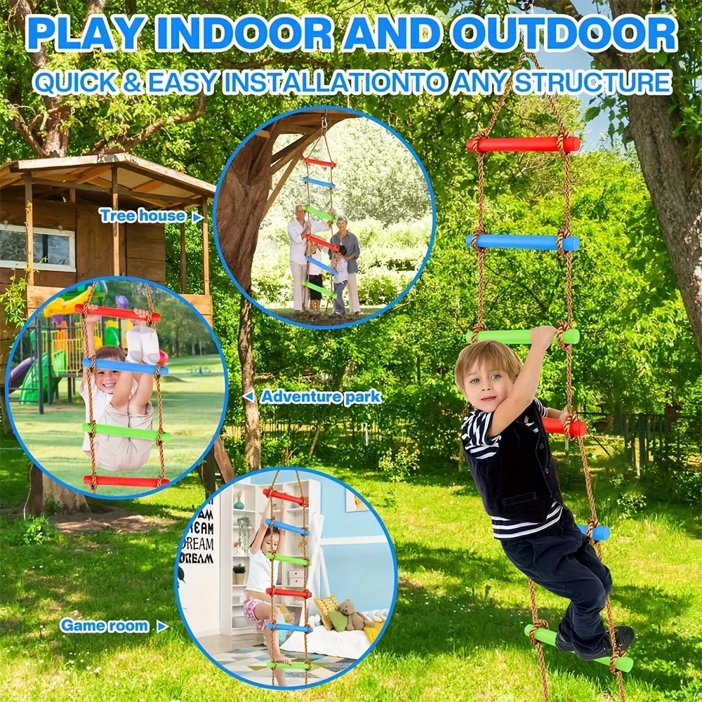 ชุดบันไดปีนป่ายสำหรับเด็กหลากส - Kids Outdoor Ladder บทวิจารณ์และราคา