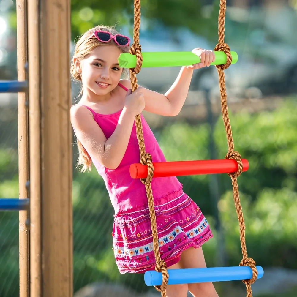 ชุดบันไดปีนป่ายสำหรับเด็กหลากส - Kids Outdoor Ladder บทวิจารณ์และราคา