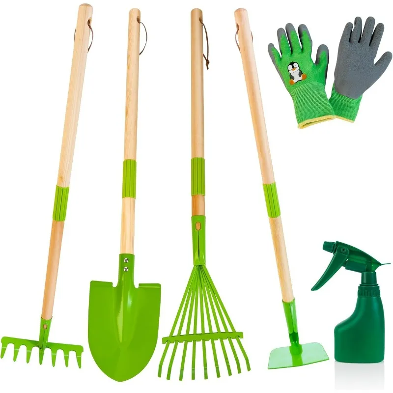 ชุดเครื่องมือทำสวนสำหรับเด็ก 7 - Kids Outdoor Yard Tools บทวิจารณ์และราคา