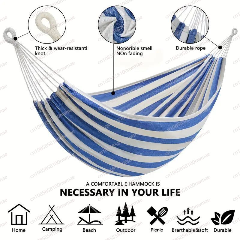 เปลญวนเดี่ยวแบบไม่มีเสา ผ้าแคน - Kids Outdoor Hammock บทวิจารณ์และราคา
