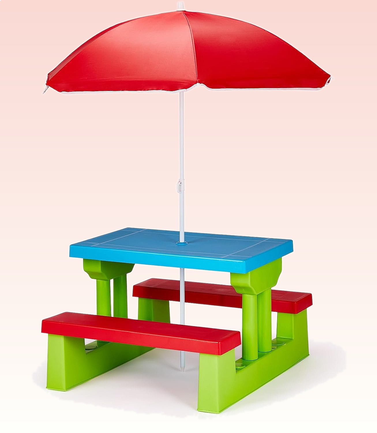 โต๊ะปิกนิกสำหรับเด็ก JOYMOR พร - Kids Outdoor Bench With Umbrella บทวิจารณ์และราคา