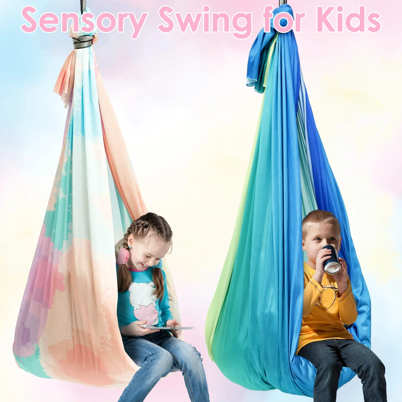 ชิงช้าสัมผัสสัมผัสอ่อนโยนสำหรั - Kids Outdoor Hammock บทวิจารณ์และราคา