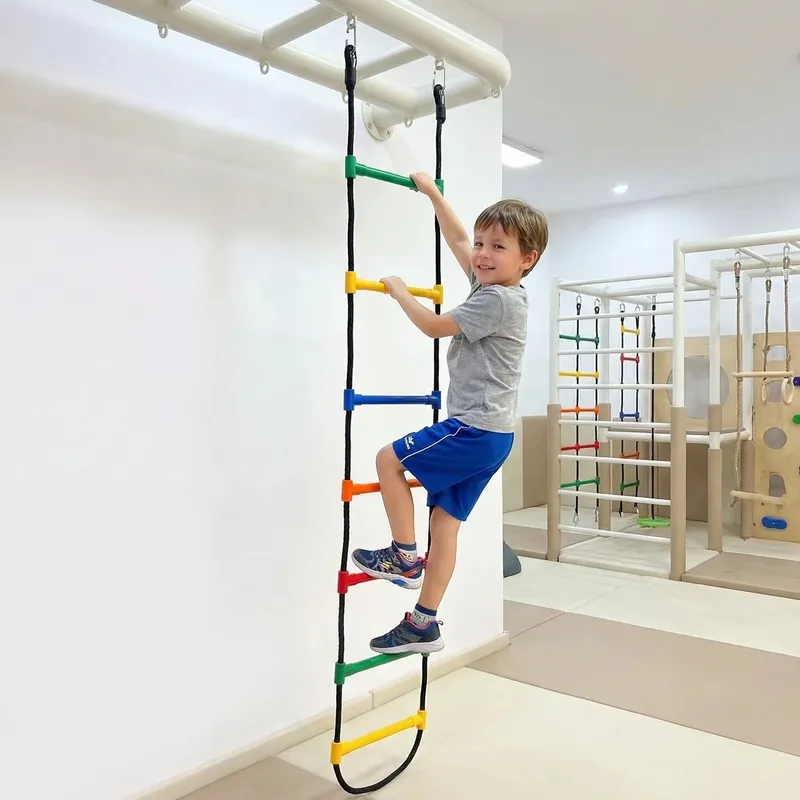 บันไดเชือกพลาสติกหลากสีสำหรับเ - Kids Outdoor Ladder บทวิจารณ์และราคา