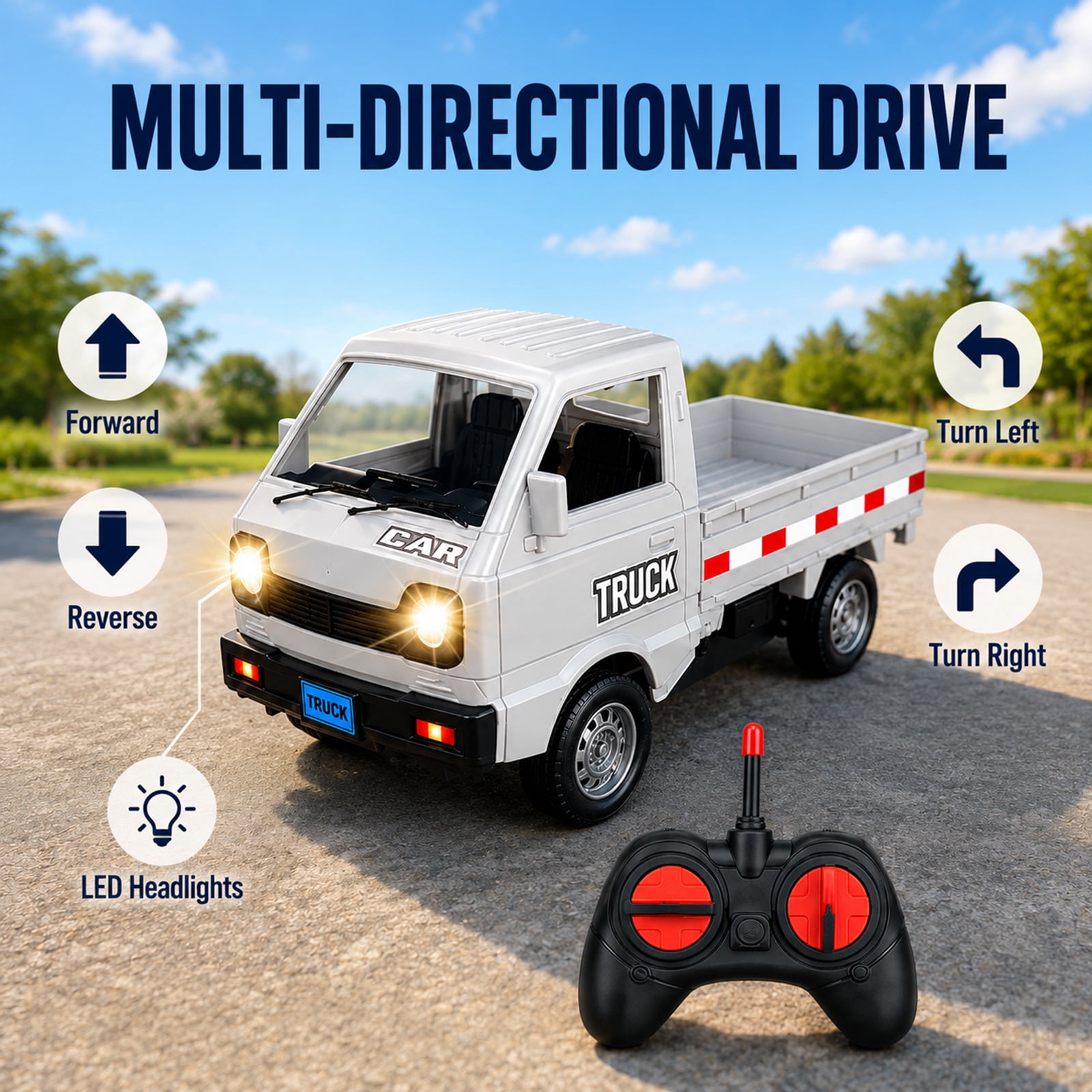 รถบรรทุกของเล่นบังคับวิทยุ RC  - Kids Outdoor Electric Car บทวิจารณ์และราคา