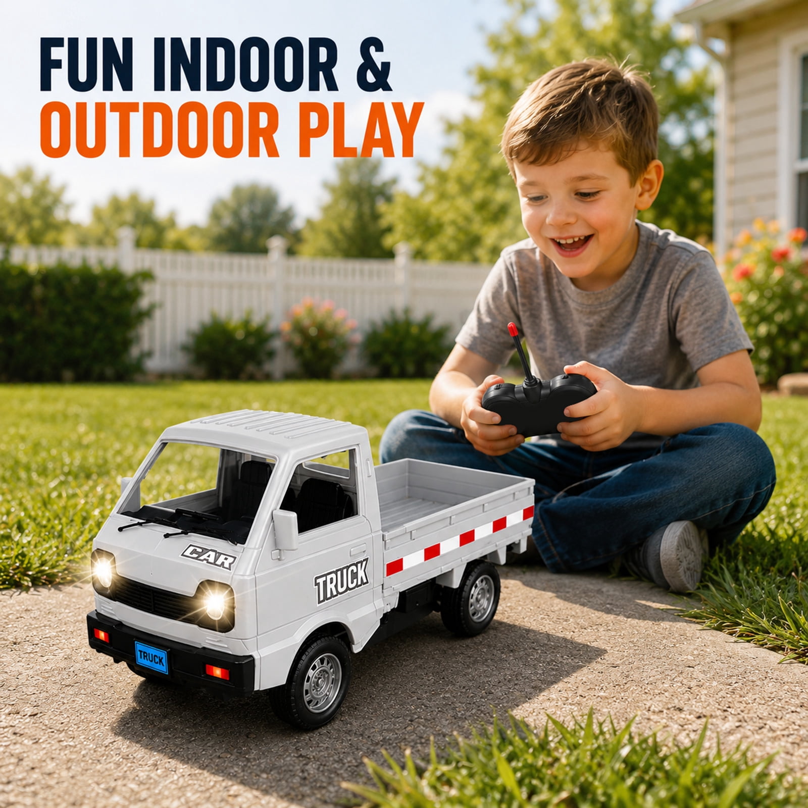 รถบรรทุกของเล่นบังคับวิทยุ RC  - Kids Outdoor Electric Car บทวิจารณ์และราคา