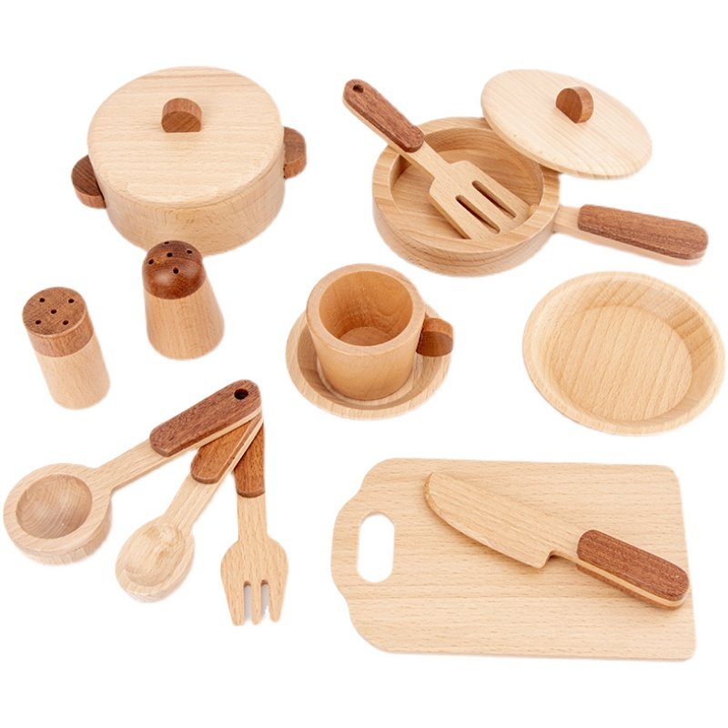 ชุดครัวไม้บีชสำหรับเด็กของเล่น - Kids Outdoor Kitchen Set บทวิจารณ์และราคา