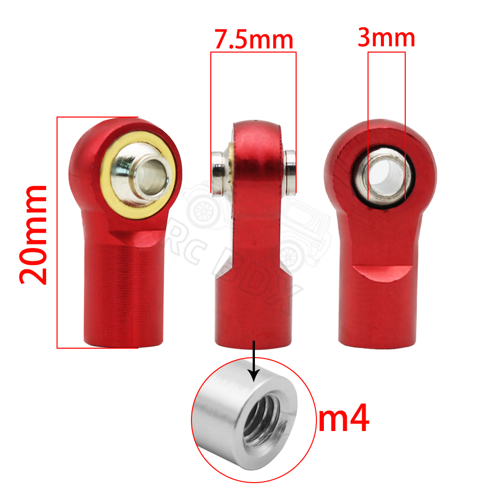 โลหะ M3 M4 Link Tie Rod End Ba - Tamiya Model Rc Car บทวิจารณ์และราคา