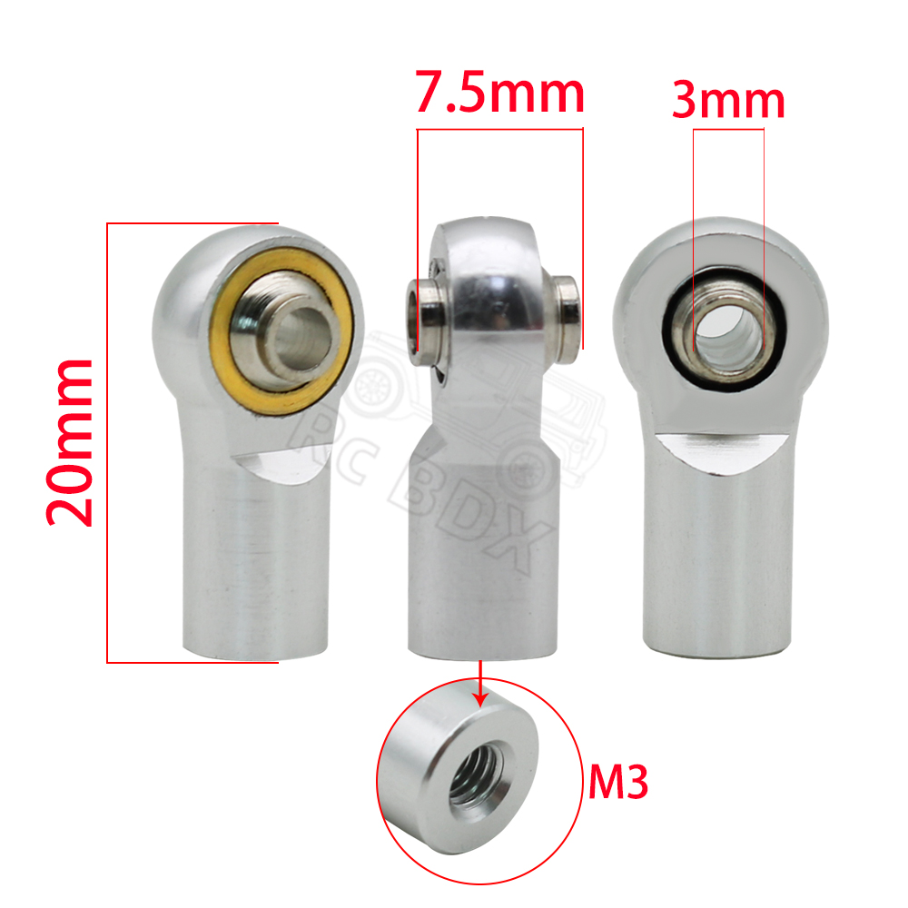 โลหะ M3 M4 Link Tie Rod End Ba - Tamiya Model Rc Car บทวิจารณ์และราคา
