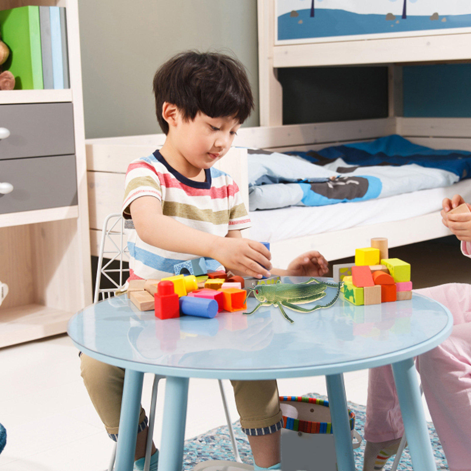 ตุ๊กตาตั๊กแตนสีเขียวแบบใช้ซ้ำไ - Kids Outdoor Yard Tools บทวิจารณ์และราคา