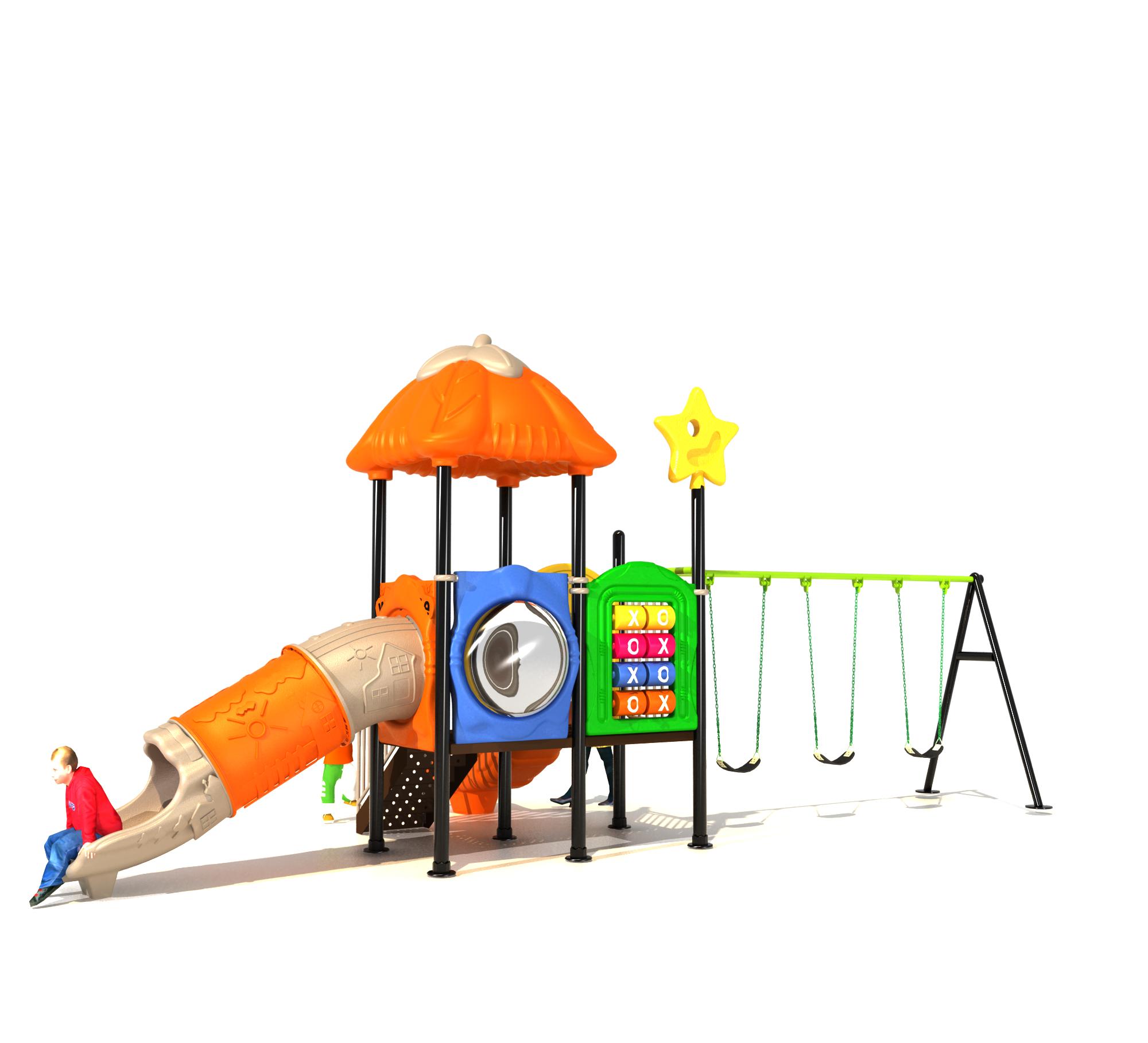 อุปกรณ์สนามเด็กเล่น, ชุดสนามเด - Kids Outdoor Swing Set บทวิจารณ์และราคา