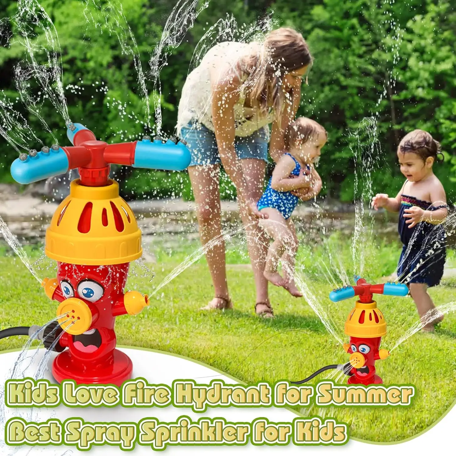 ของเล่นพ่นน้ำ ของเล่นสปริงเกอร - Kids Outdoor Yard Tools บทวิจารณ์และราคา