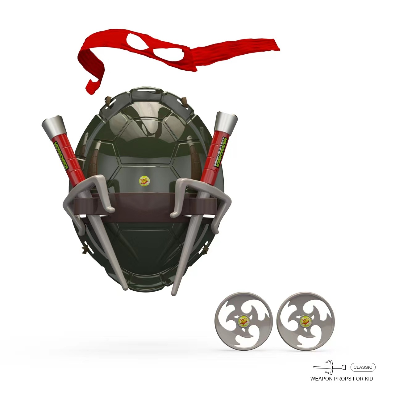 ชุดเซ็ตดาต์เปลือกเต่าของเต่านิ - Kids Outdoor Ninja Equipment บทวิจารณ์และราคา