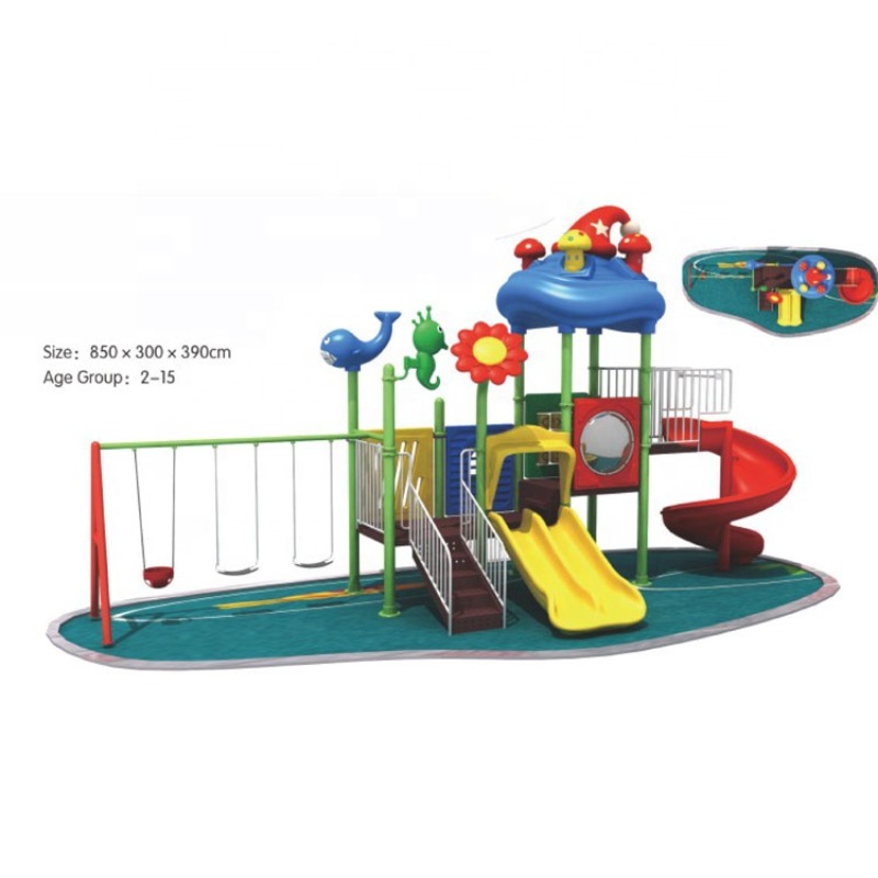 ชุดเครื่องเล่นชิงช้าและสไลเดอร - Kids Outdoor Swing Set บทวิจารณ์และราคา