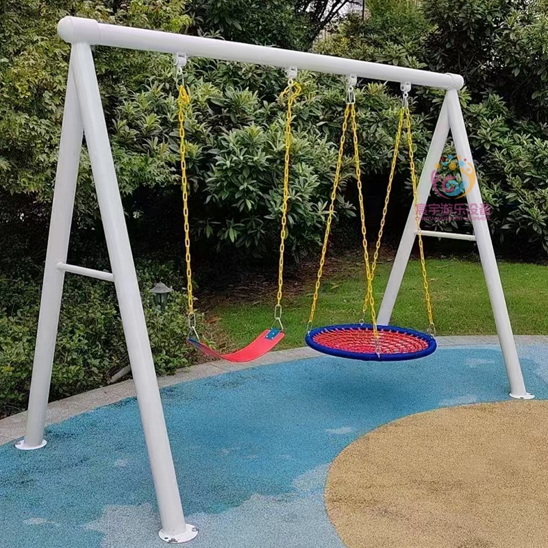 ชุดชิงช้าโลหะสำหรับเด็กแบบแข็ง - Kids Outdoor Swing Set บทวิจารณ์และราคา