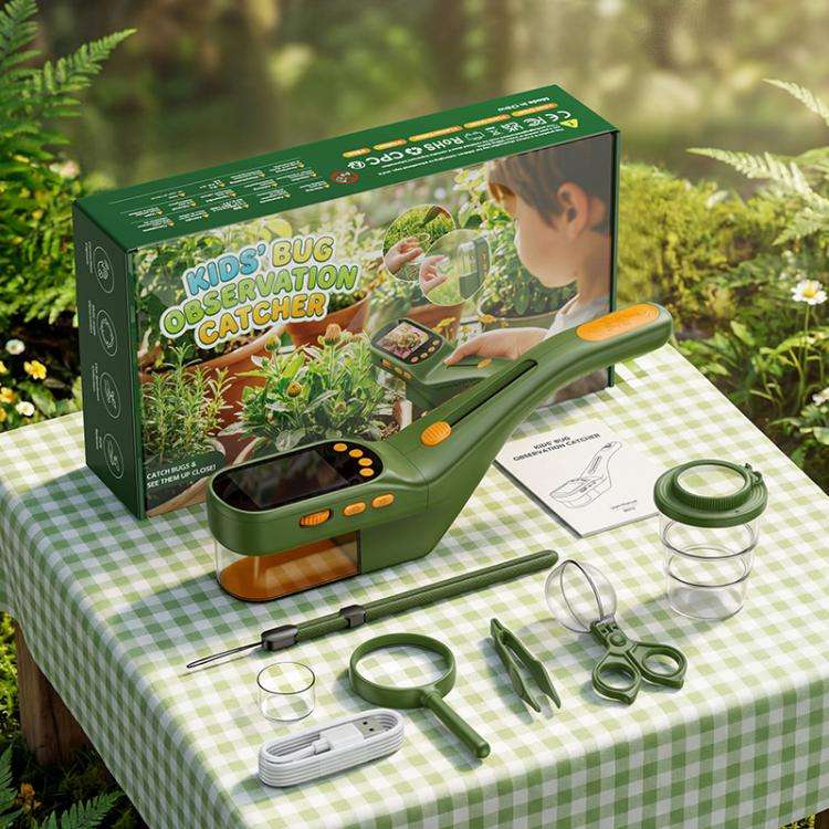 กล้องจุลทรรศน์พลาสติกสำหรับเด็ - Kids Outdoor Adventure บทวิจารณ์และราคา