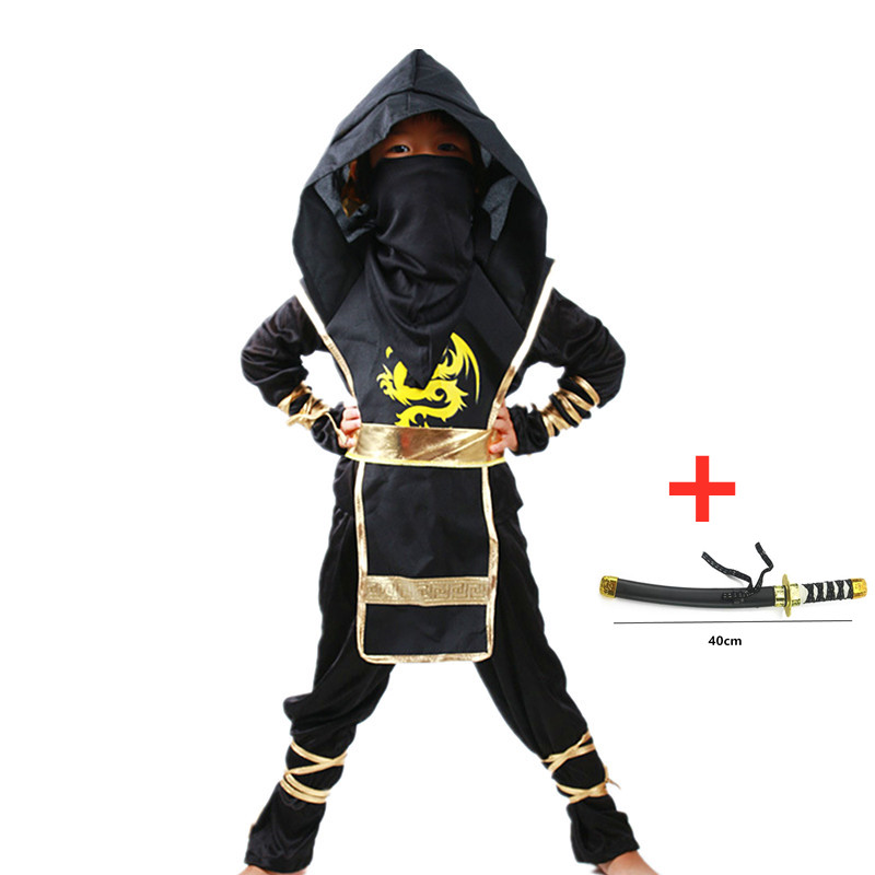 4-13Y เด็ก Dragon Ninja คอสเพล - Kids Outdoor Ninja Equipment บทวิจารณ์และราคา