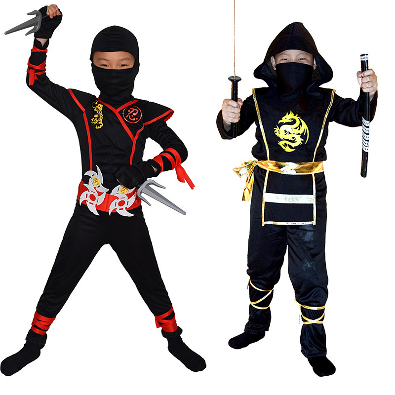 4-13Y เด็ก Dragon Ninja คอสเพล - Kids Outdoor Ninja Equipment บทวิจารณ์และราคา