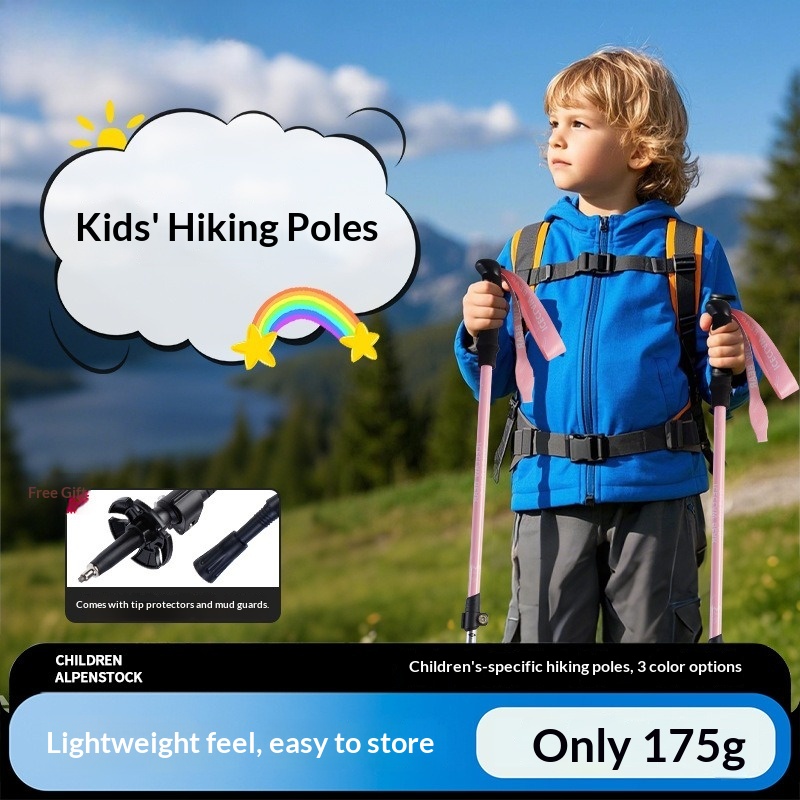ไม้เท้าเดินป่าแบบยืดหดได้สำหรั - Kids Outdoor Adventure บทวิจารณ์และราคา